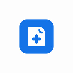 Fototapeta premium add file icon sign vector