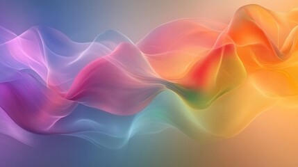 Fototapeta premium Abstract Colorful Waving Background