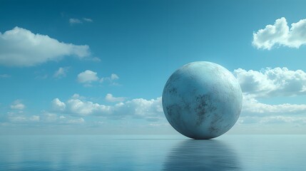 A bold poster showcasing a single large metal object on a solid background, emphasizing form and material. It exudes modernity, strength, and luxury—ideal for ads, branding, or striking décor.