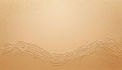 Abstract Beige Textured Landscape Art