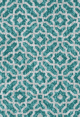 Kilim and Navajo Vector Carpet modern Pattern with trending colors in high resolution
