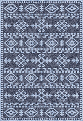 Obraz premium Kilim and Navajo Vector Carpet modern Pattern with trending colors in high resolution 
