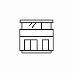 building glass parts icon sign vector