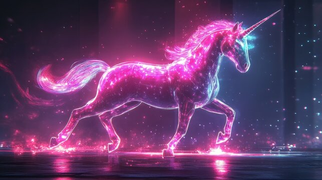 Neon Unicorn