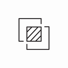 file overlay icon sign vector