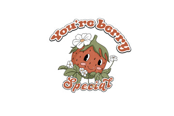 You're berry special, Retro Sublimation T Shirt Design