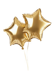 Gold star balloon for party and celebration