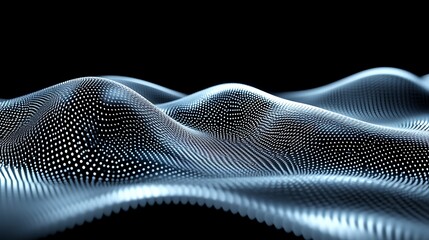 Abstract Digital Wave Pattern Design