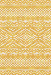 Kilim and Navajo Vector Carpet modern Pattern with trending colors in high resolution
