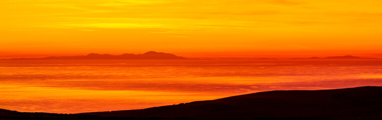 Naklejka premium Mountains of Mourne