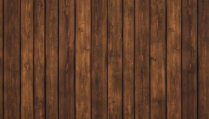 Fototapeta premium Dark Brown Vertical Wood Planks Texture, Seamless Background, Wooden Wall. Wood Texture, Wood Background