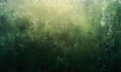 Dark dirty green brown khaki marsh olive abstract vintage background, Generative AI