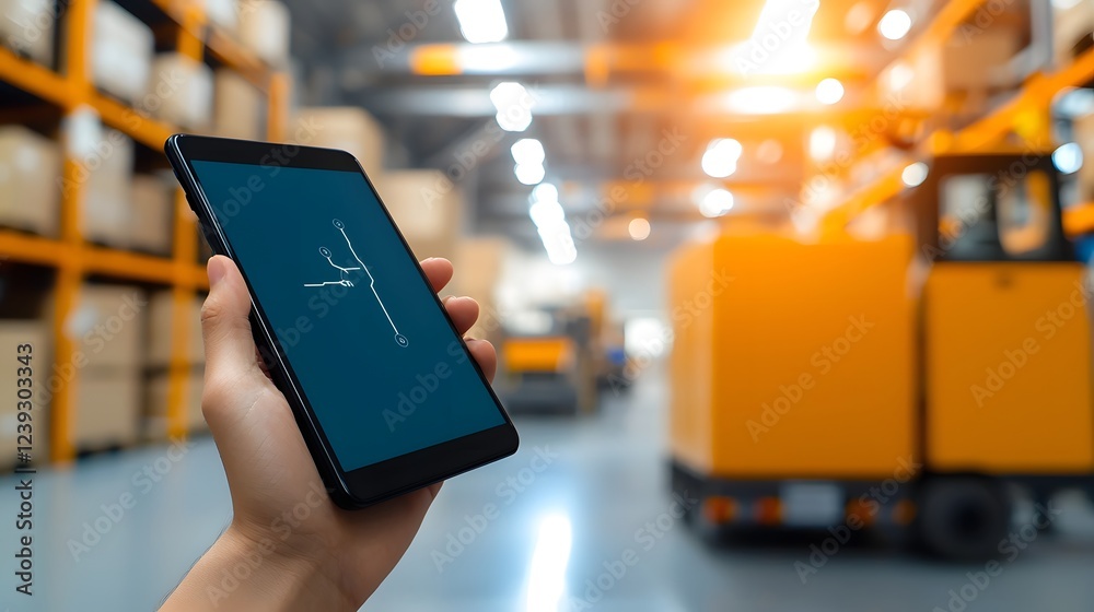 Poster logistics coordinators utilizing advanced digital platforms to streamline complex supply chain data 