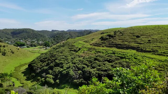 Matapouri New Zealand Beautiful Green Hills