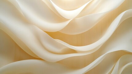 Cream Beige Silk Fabric Texture Background