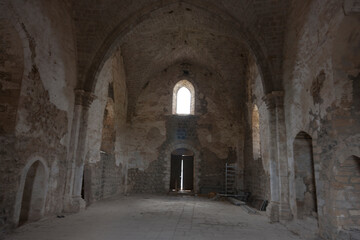Syria Margat Castle on a cloudy summer day