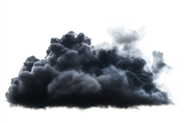 PNG Black storm clouds lightning weather nature.