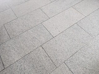 Granite tile floor