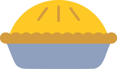 Rice on plate vector illustration