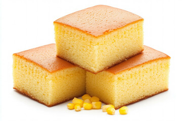 Corn Bread Isolated