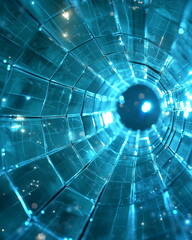 computer screensaver complex geometry Luminous ele_001