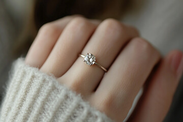 Obraz premium Love, commitment, and the bond of marriage generative AI image