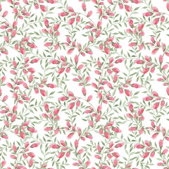 Seamless watercolor floral pattern. Autumn. Pattern for fabric. Home textiles. Tablecloth. Watercolor. Texture. Scrapbooking. Flowers Autumn. Spring.
