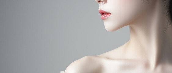 柔らかな光に包まれた女性