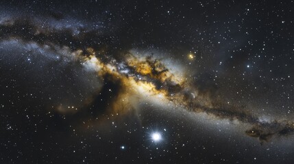 Naklejka premium Stellar Nebula in Space