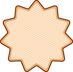 Frame Rounded Decorative Scalloped Shape