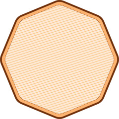 Frame Rounded Decorative Scalloped Shape