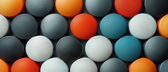 Morse code dots in rows top view Seamless pattern _017