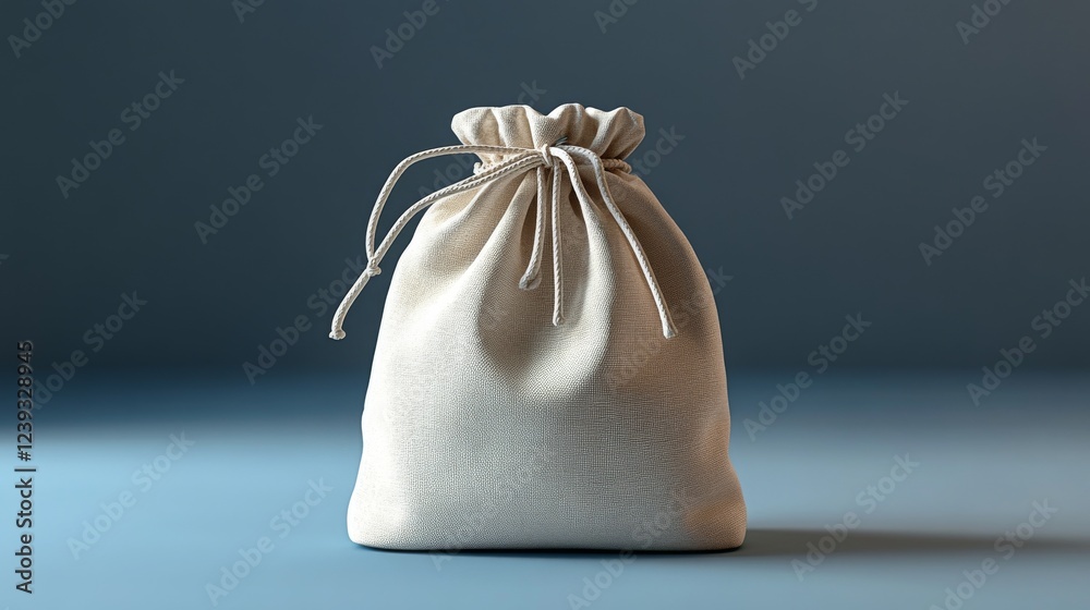Poster a simple yet elegant drawstring bag: perfect for gifting, branding, or everyday use. high-resolution