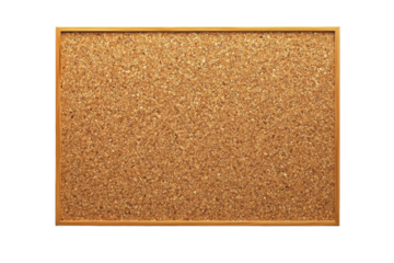 3D Corkboard Isolated and White Background
