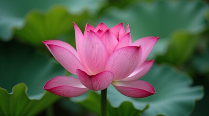 Obraz premium pink lotus flower