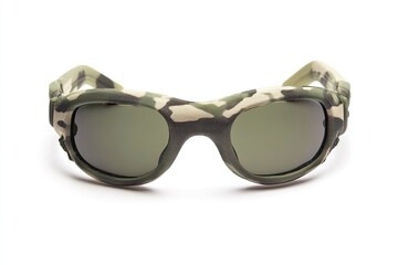 Army sunglasses isolated on white background