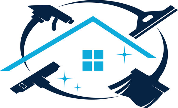 Cleaning and washing the house with the symbol tool