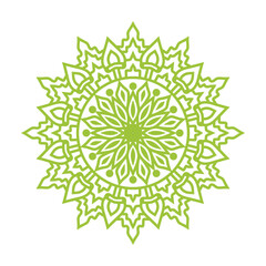 Luxury golden islamic mandala design