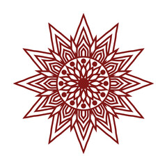 Fototapeta premium Luxury golden islamic mandala design