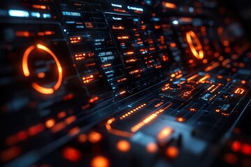 . A close-up of a project timeline on a digital screen, highlighting critical milestones and deadlines with a sleek, modern interface.