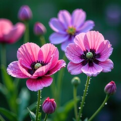 Fototapeta premium pink cosmos flower