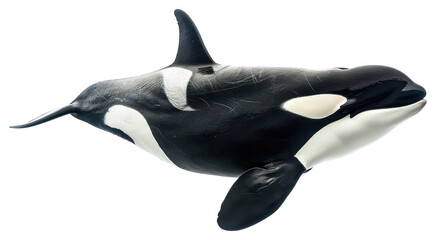 Obraz premium PNG Orca animal mammal whale.