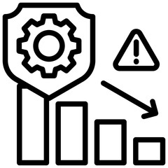 Risk Management Icon