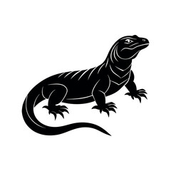 Professional Komodo Dragon Silhouette Vectors for Your Projects