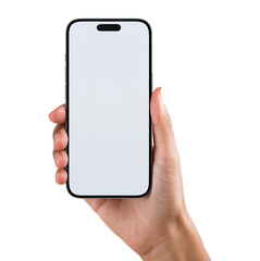 hand holding smart phone