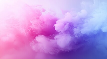 Fototapeta premium Soft Colorful Smoke Abstract Background in Pink and Blue Hues