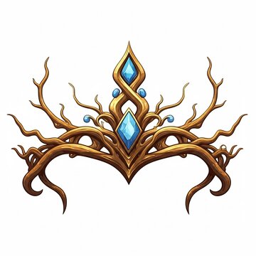 Golden Woven Tiara