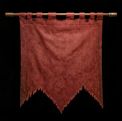 Medieval banner isolated
