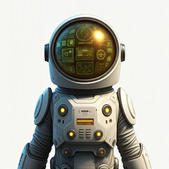 Fototapeta premium High-Tech Astronaut Armor