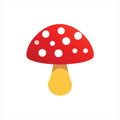  Fantasy Toadstool Mushroom Logo and Clipart Vector